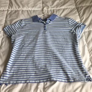 Oversized collared tee shirt